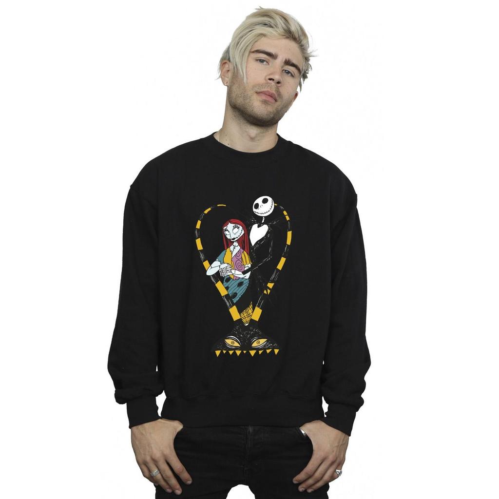The Nightmare Before Christmas Mens Heart Jack Sweatshirt
