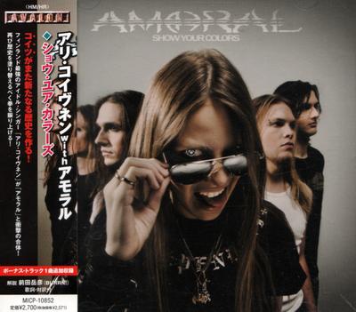 CD AMORAL  Show Your Colors MICP10852 Avalon 2009 Japan Rock Used