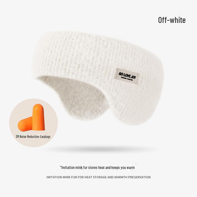 Men's Winter Windproof Ski Earmuffs: Double-Layered, Head/Back-Mounted for Outdoor Sports.