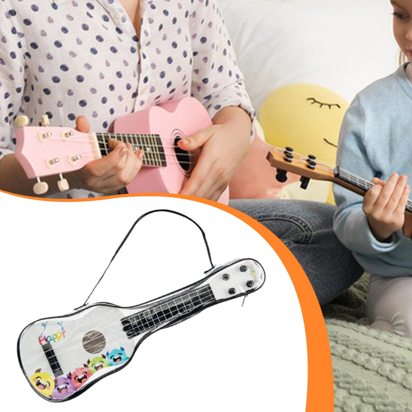 16.54  Kids Ukulele 4 Strings Guitar Early Educational with Picks Musical Instruments Storage Bag