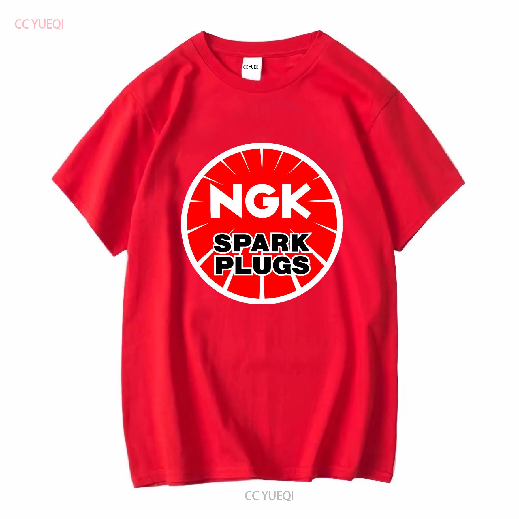 Новая футболка с логотипом NGK Spark Plugs для мужчин, размер США от S до 5XL, с длинным или коротким рукавом, винтажная, стираная, удобная, слегка мягкая, homme S