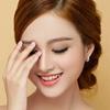 classic simple temperament gold Color Stainless Steel Twist Round Hoop Earring for Women Charm korea Earring Jewelry Accessories