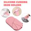 Silicone Heat Resistant Travel Mat Pouch for Hair Straightener Crimping Iron Hair Curling Iron Hair Curling Wand
