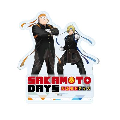 SAKAMOTO DAYS 04 Taro Sakamoto Shin Asakura Cheerleading Acrylic Stand Plate & Ver. [Original Illustration]