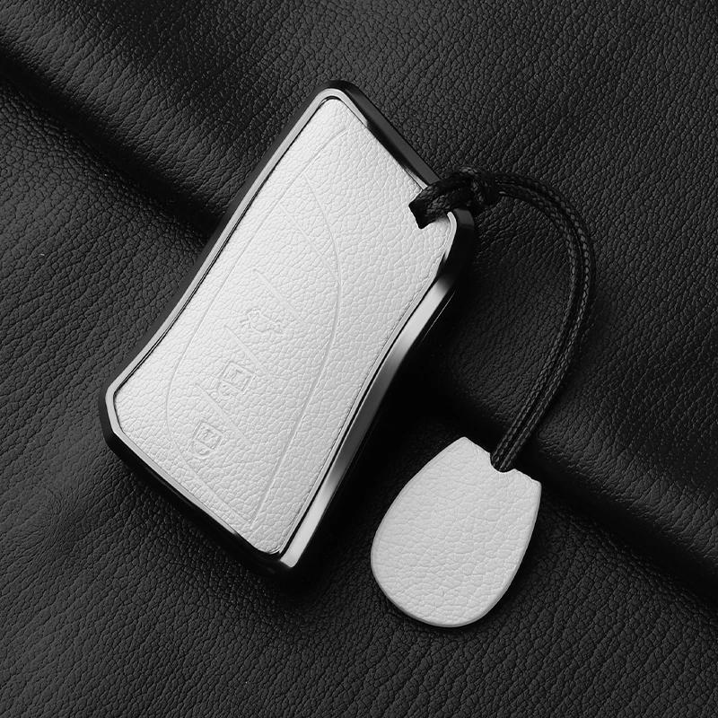 Aluminum Alloy Goatskin Car Key Case Cover For Lexus Nx Es Ux Us Rc Lx Gx Is Ct Rx 200 250H 350H 400H Ls 450H 260H 300H Ux 200