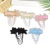 Fashion Beaded Detachable Tassel Flower Patch DIY Sewing Applique for Clothes Shoe Bag Craft Decor 1Pcs