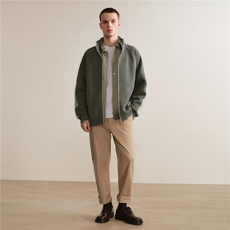 GIORDANO Men's Color-blocked Raglan Sports Jacket