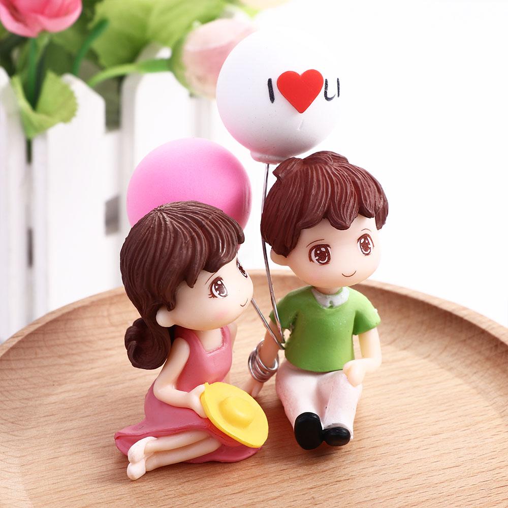 Figurenballon Ornament Kreative Cartoon Paare Actionfigur Autoornamente Autodekoration