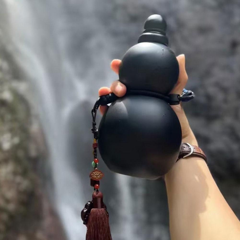 Vintage Chinese Retro-Inspired Gourd Water Bottle Water Kettle Gourd Sports Water Bottle Travel Water Bottle Gifts for Men