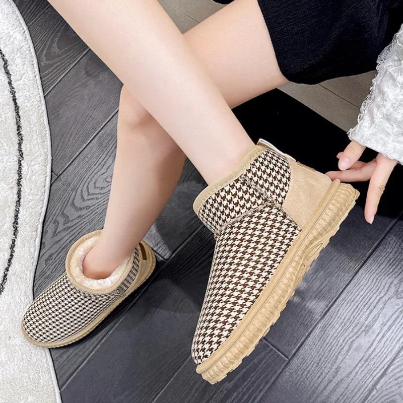 Fashion Winter 2024 New In Female Booties Shoes Designer Luxury Demi-season High Quality Ladies Ankle Snow Boots Spring Sale 39 Boot Hot