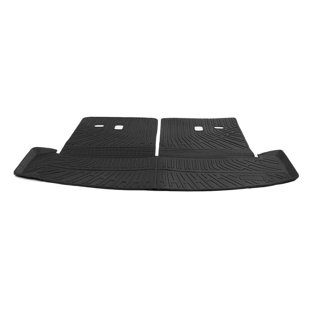 Cargo Mat with Back Seat Cover Anti Slip TPE All Weather Trunk Liner Seat Back Protector Replacement for Santa Fe 2024