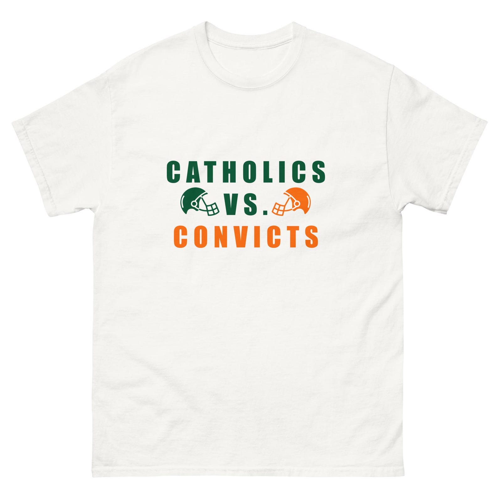 Catholics vs Convicts Vintage 1988 T Shirt S