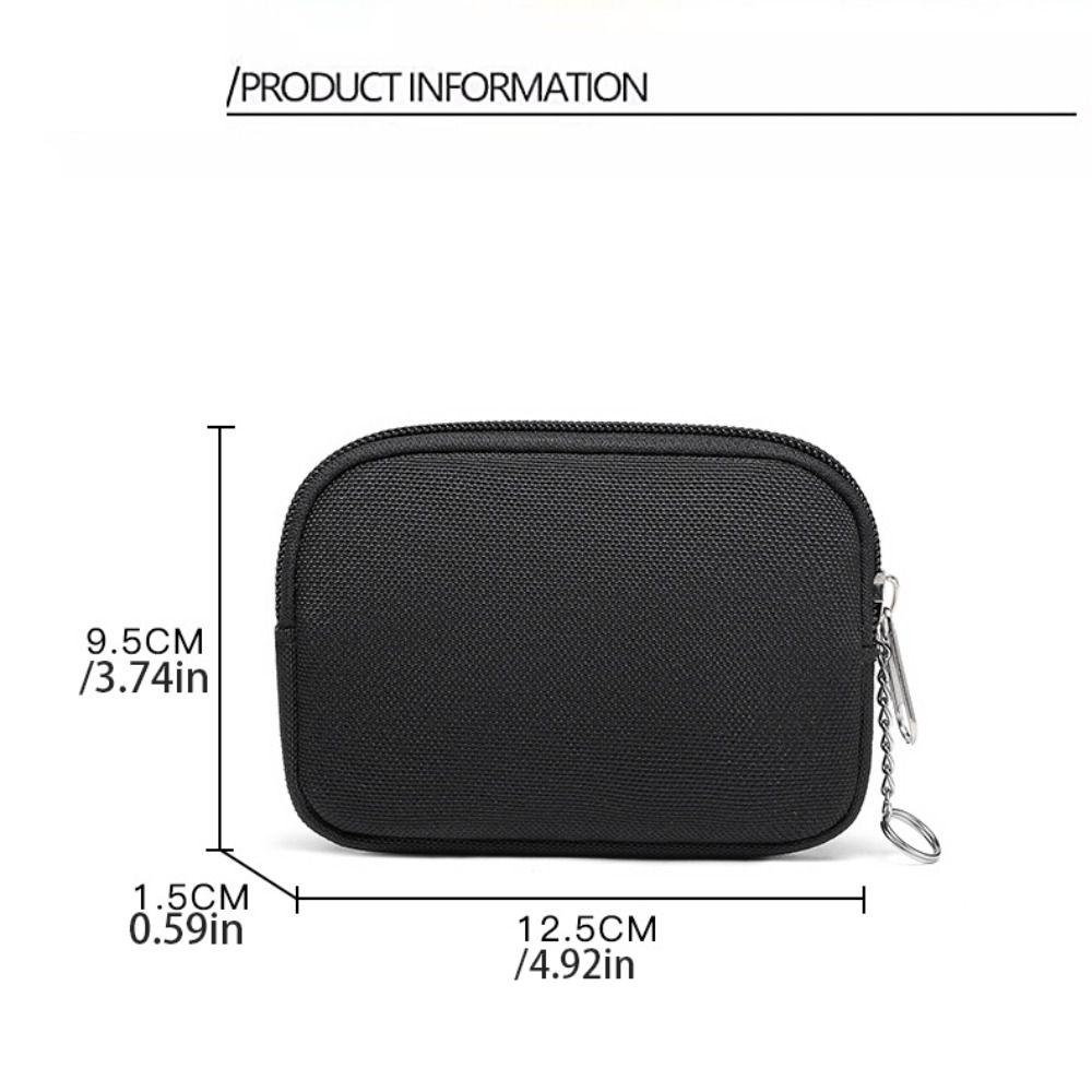 Oxford Cloth Card Pouch Card Holder Men Wallet Multifunctional Mini Earphone Storage Bag  Travel
