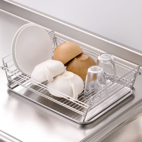 Wahei Freiz Stainless Steel Kitchen Storage Drainer Basket SUI Meister Foldable Large Made In Japan SUI-717