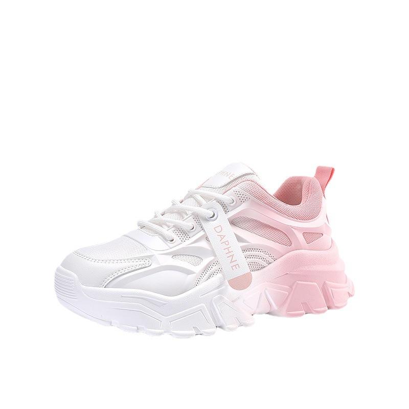 Dad Shoes Girl 2025 Autumn and Winter New Muffin Single Shoes Versatile Fashion Thick Sole Height Increase Comfortable Casual White Shoes