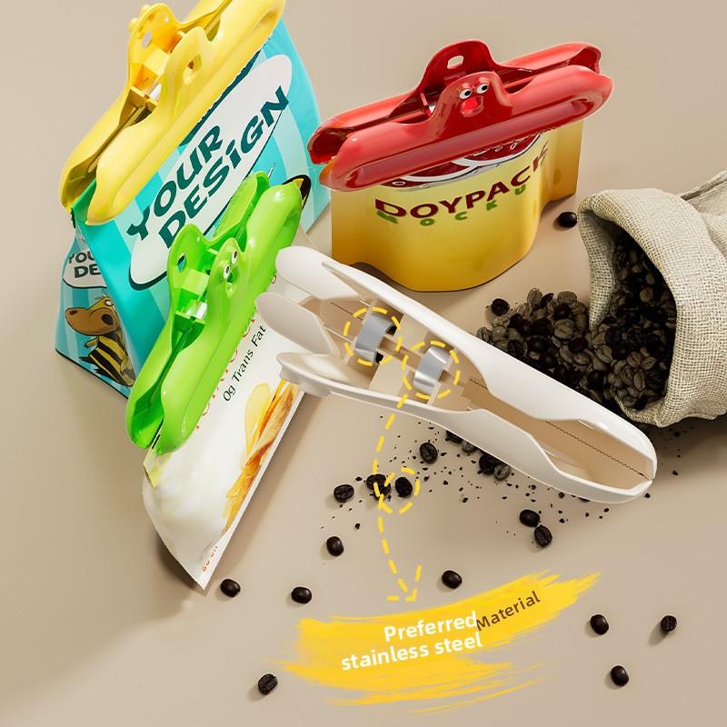 Household Snack Sealing Clips Sealing Clips Kitchen Restaurant Food Moisture-proof Sealing Artifact Creative Cartoon Plastic Clips