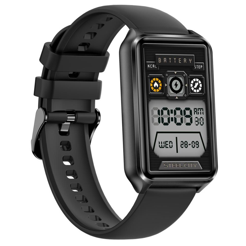 

H37 1.57-inch Square Screen Bluetooth-compatible Call Smart Watch Heart Rate Blood Oxygen Monitor Sports Watch Black