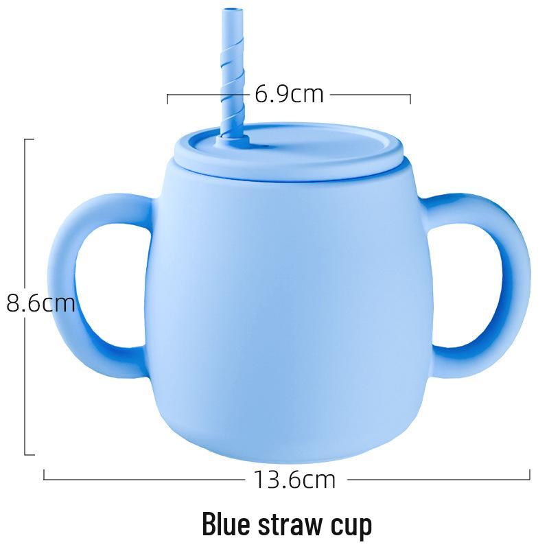 Silicone Suction Cup Placemat & Divided Plate Set for Babies & Toddlers - Includes Fork & Spoon, Food Grade & Heat Resistant.