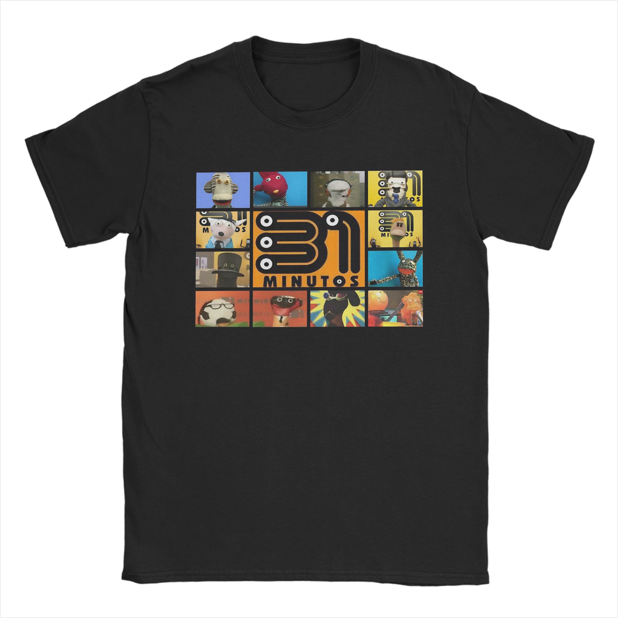 

31 Minutos Cartoon Cotton T-Shirt For Man Summer Y2K Funny T-Shirts Trending Tees Oversized Wholesale Clothes 5XL різнокольоровий