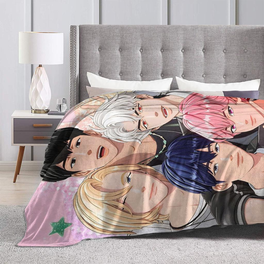 Kpop PLAVE Caligo pt  Blankets Soft Funny Plush Throw Blanket For Couch Chair Sofa Bed Travel Office Flannel Bedspread Bed Cover