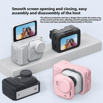 For Insta360 GO Ultra Silicone Case for Insta 360 Ultra Action Camera Protective Cover With Lens Protection Film Accessories