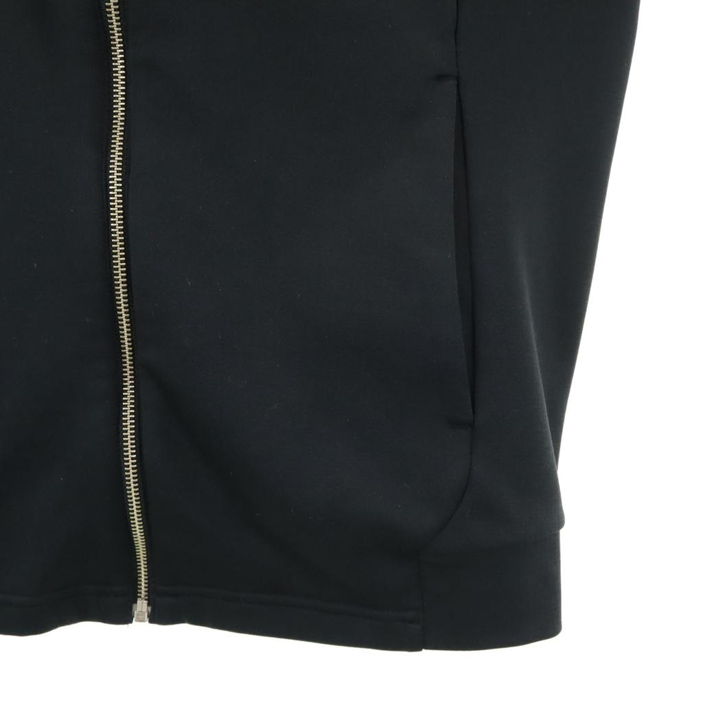adidas Long sleeve Zip hoodie L black Jersey Men's Used