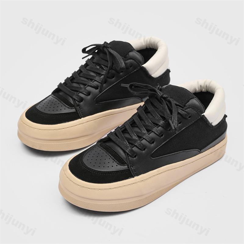 Mens Shoes Suede Leather Sneakers 2025 Spring Autumn Casual Sneakers Student Casual Shoes Low Top Man Vulcanize Shoes Zapatillas
