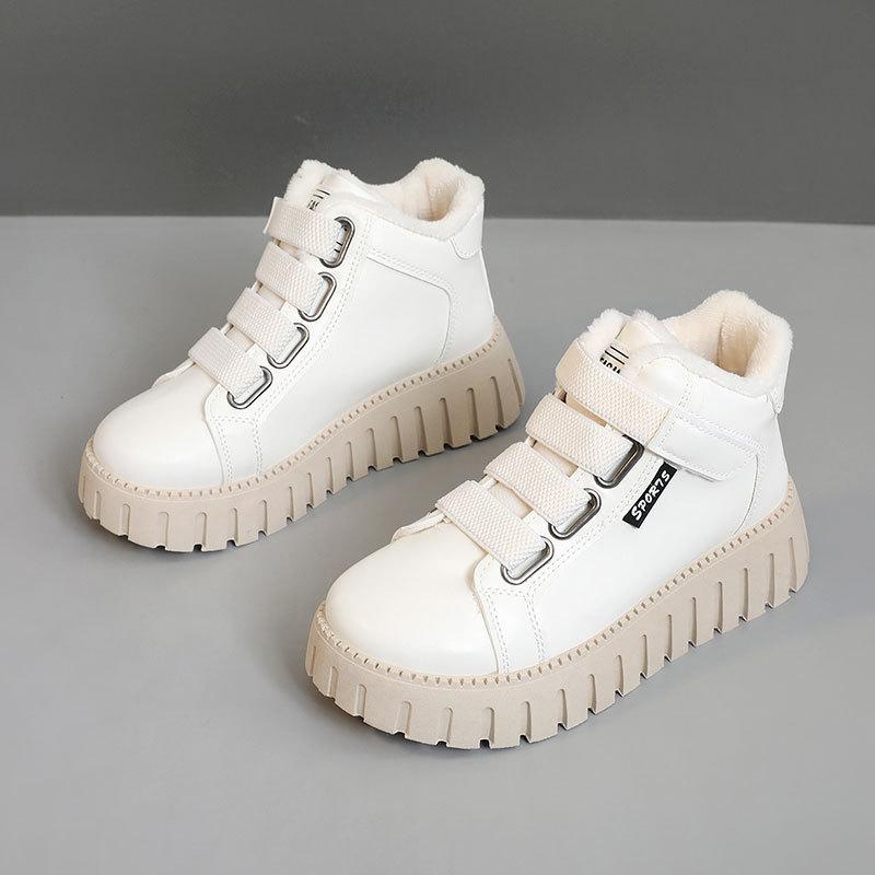 

YB9028 new winter women s shoes high-top velvet muffin shoes platform cotton shoes heightening students simple cotton shoes 35