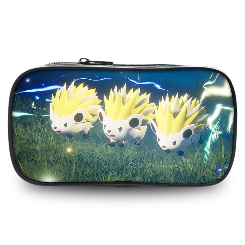 Trousse à crayons étudiante grande capacité Palworld Sac à papeterie élégant en polyester