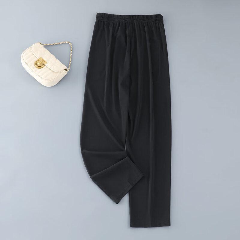 Elderly Women's Straight-Leg Casual Pants