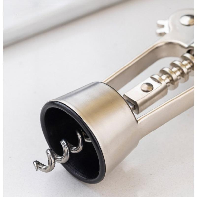 Stainless Steel Multi-Function Beer Bottle Opener and Wine Corkscrew Bar Tools for Home Kitchen Party Bar Use