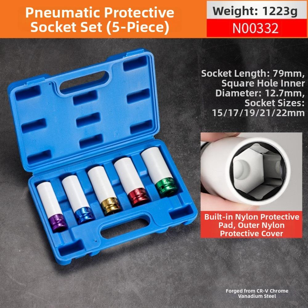 Deep Socket Impact Sleeve Set Thin Wall Deep Impact Socket Car Tire Repair