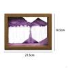 Art Picture Home Decor Decoration Liquid Hourglass Ornament Sandscapes Crafts Flowing Sand Painting