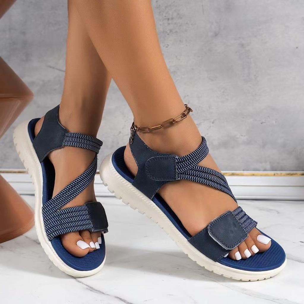 Women New Fashion Elegant Sandals Summer New Outdoor Sports Beach Wedge Height Increase Womens Comfortable Opened Toe Shoes