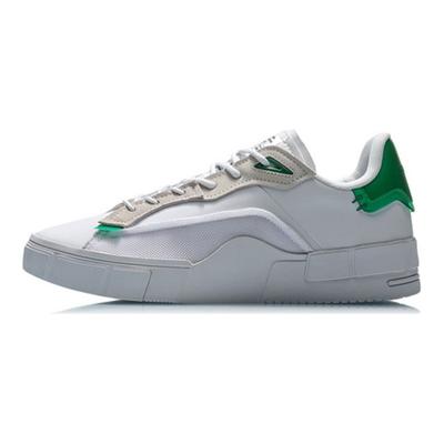 Li Ning Contrarian 2020 Atmungsaktive Low-Top Skateschuhe Herren Sneaker Standard-Weiß AGCQ141-3