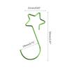 20 Pieces Metal Five-pointed Star Hooks S-shaped Xmas Tree Decors Hanging Pendant for Holiday Party Decor