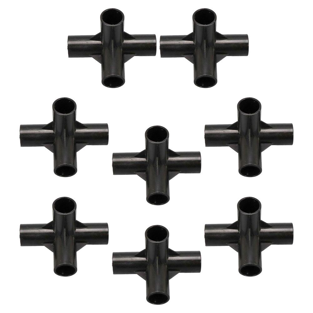 Per soddisfare ogni esigenza con set di connettori per tubi in PVC nero multi-misura, set da 8