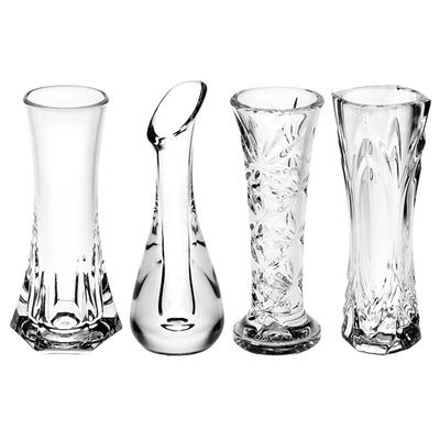 Transparent Plastic Flowers Vase Creative Decoration Home Imitation Crystal Vase