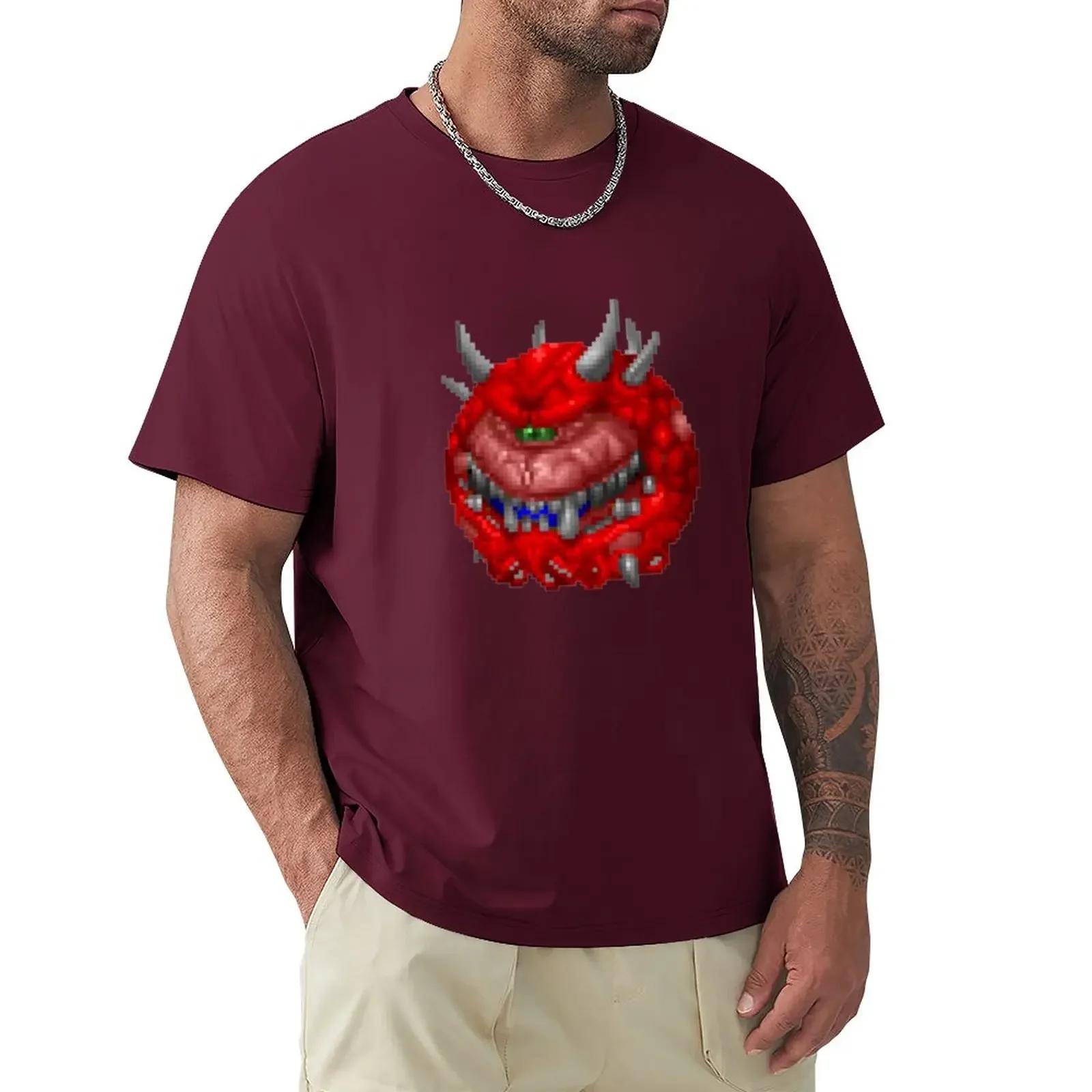 Cacodemon TShirt TShirt plus size tops sports fans summer tops men clothing S