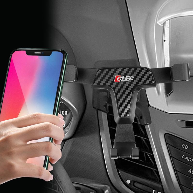 LHD! For Ford Fiesta 2008-2016 Car Accessories Gravity Car Phone Holder Air Vent Mount Mobile Stand Dashboard Mount 1 Set