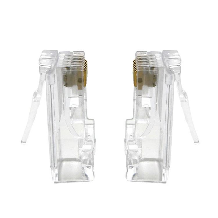 High Performances Cat5e RJ45 Plugs 8P8C Unshielded Connectors with Precisions Gold Plated Pin