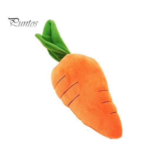 

Игрушка для собак в форме моркови, плюшевая игрушка для домашних животных со звуком, устойчивая к укусам, мягкая удобная подушка для сна для собак, домашнее животное S