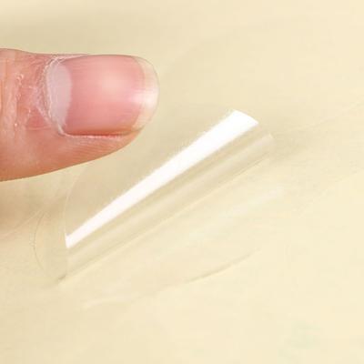 1000 20Mm Clear Round Sticker Round Transparent Labels Circle Pvc Sealing Labels