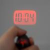 Mini Digital Projection Clock Portable LED Wall Ceiling Time Projection Watch Magic Night Light Electronic Clock Key Chain Decor