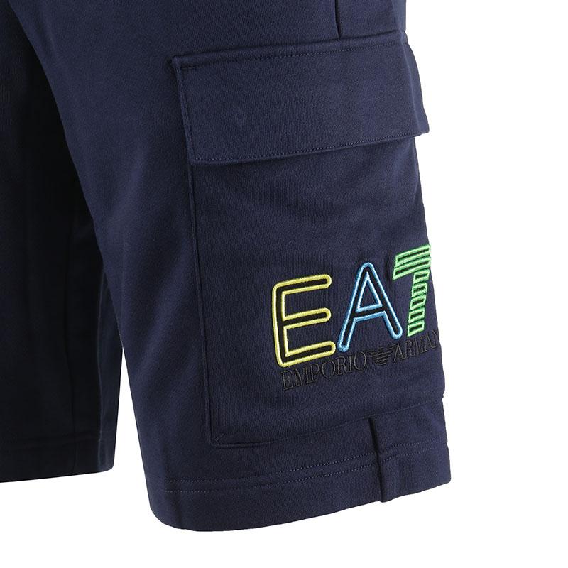 EMPORIO ARMANI EA7 FW23 Casual Shorts Men's Marine Blue 3RUS51-PJEQZ-1554