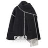 2023 Autumn/Winter Women's Wool Coat with Scarf & Tassels - European & American Style, Thick & Loose.