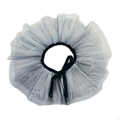Collare finto Capelet Maglia Collo Ruff per Props Accessori per costumi Travestimenti eleganti