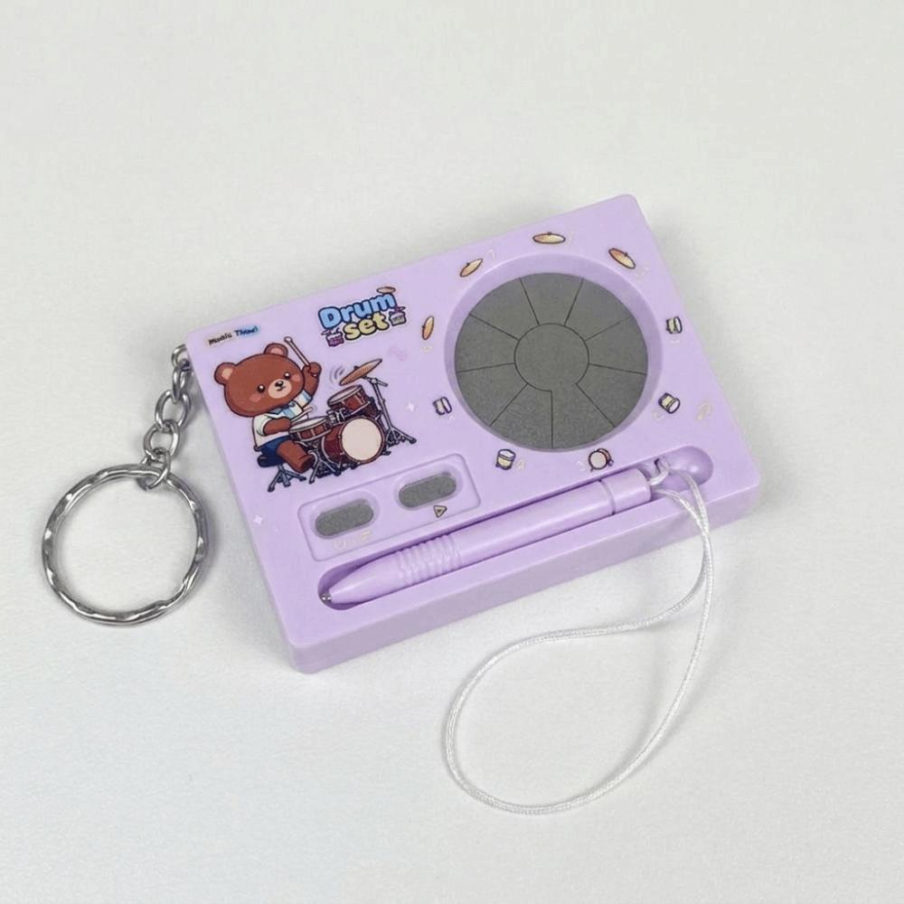 Lightweight Music Instrument Keychain Compact Portable Size Sound Fidget Pendant Holiday Gift