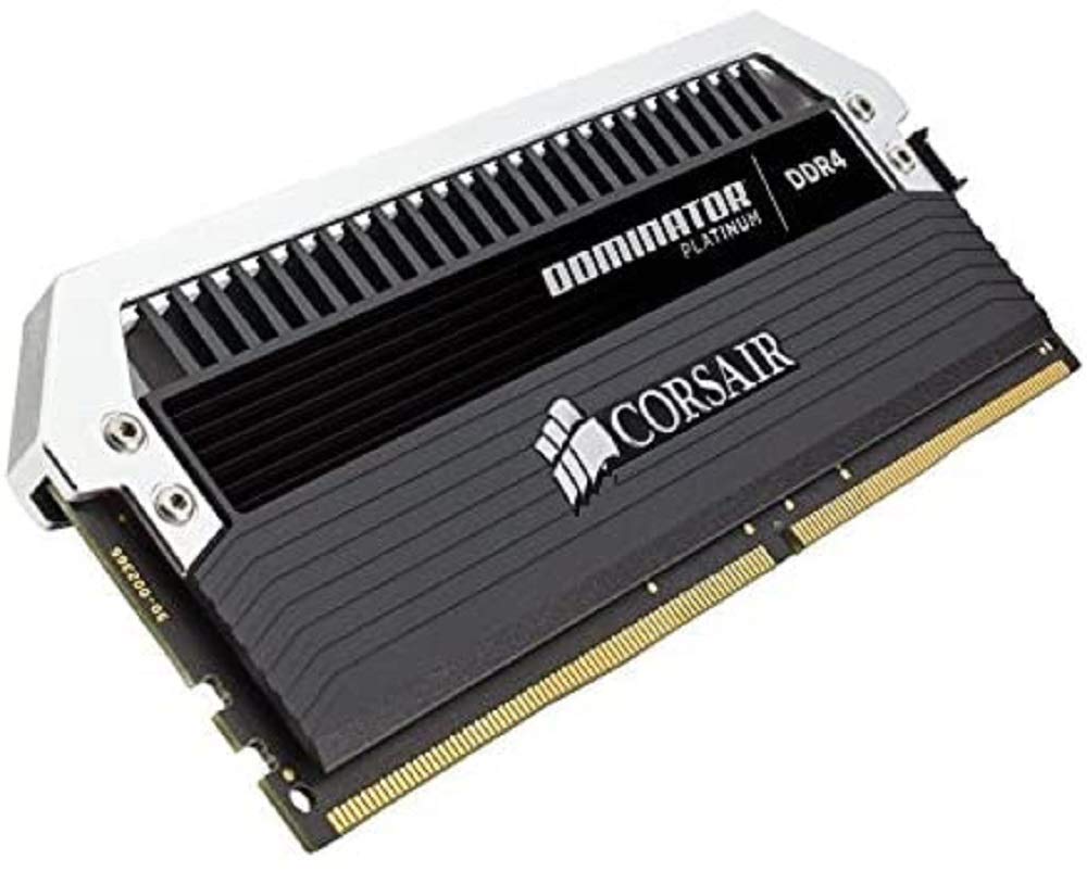 

Модуль пам яті CORSAIR DDR4 DOMINATOR PLATINUM Series 4GB x 2 Kit CMD8GX4M2B3200C16 білий