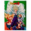 Carnet - dragon ball z - cell final battle - noir - lumières - ligne simple